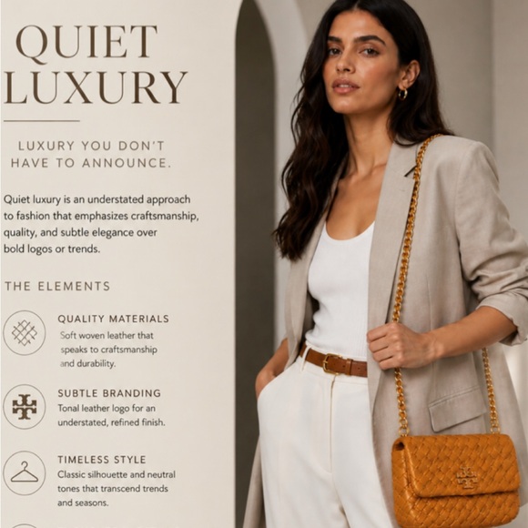 Tory Burch Handbags - This is a Tory Burch Britten Woven Small Adjustable Shoulder Bag NWT $558.00
